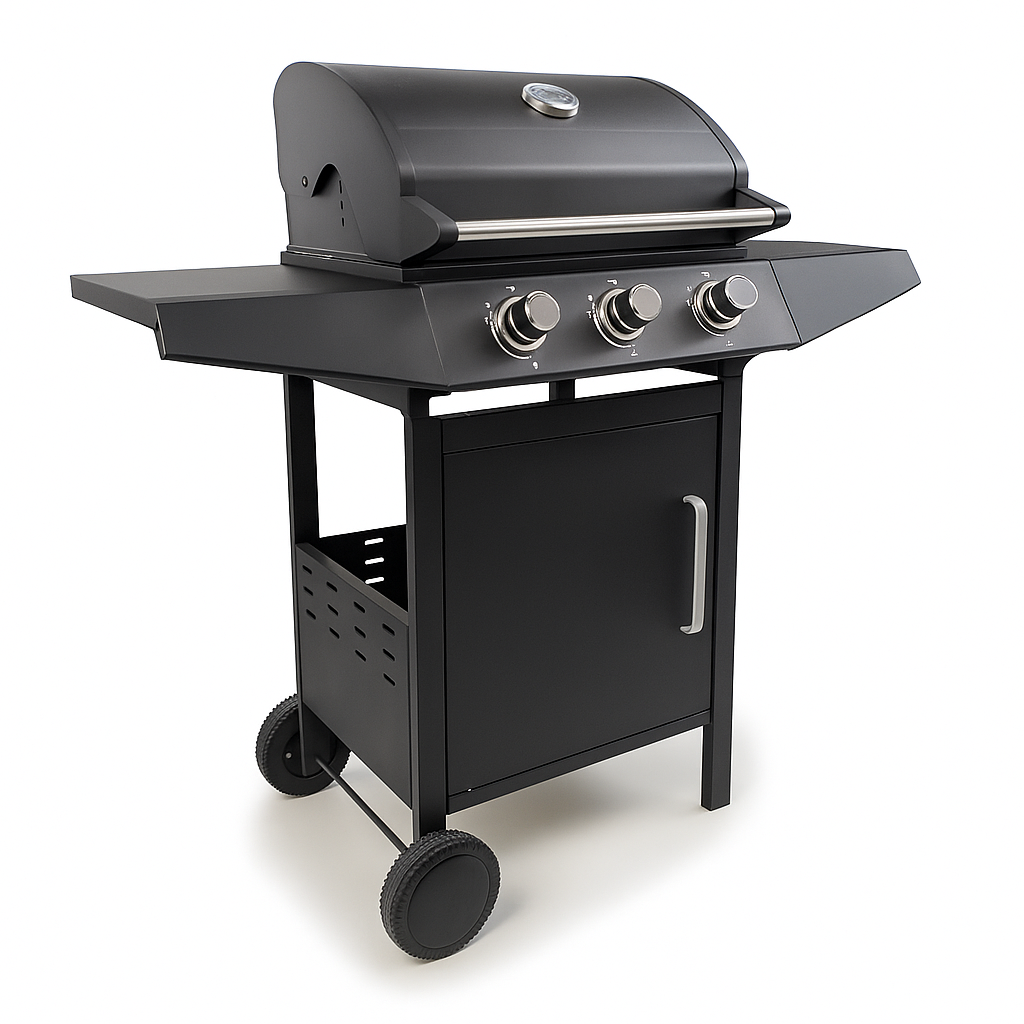 ForgeFlame Atlas 3-Burner Gas Cart Grill — Home Extension